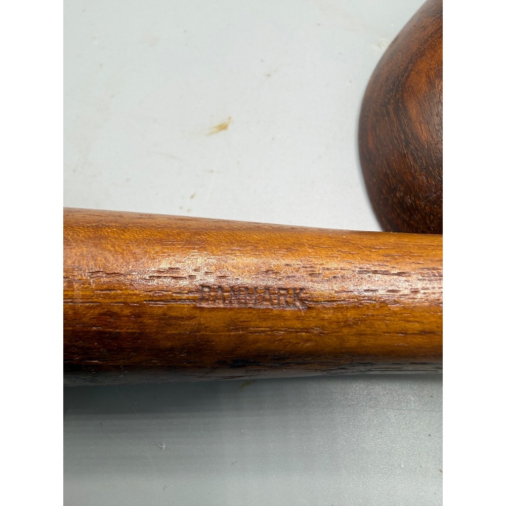 Vtg Danish Teak Salad Servers MCM Spoons Set of 2 Denmark Danmark 50's Dansk - Picture 4 of 5
